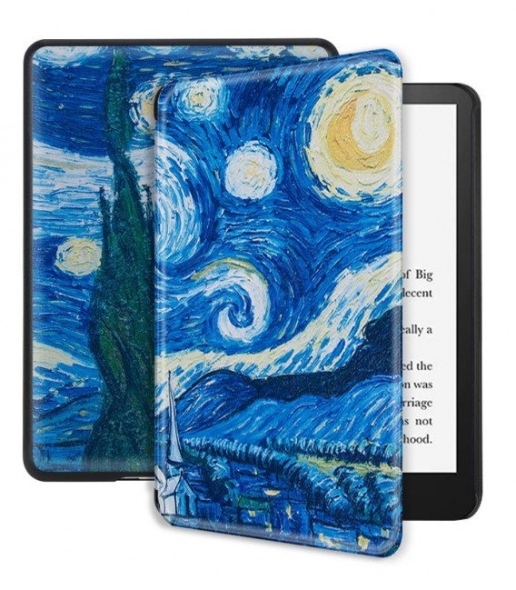 B-SAFE Lock 2377, pouzdro pro Amazon Kindle Paperwhite 5 2021, Gogh