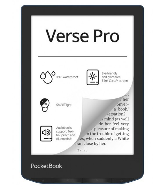 PocketBook 634 Verse Pro Azure, modrý